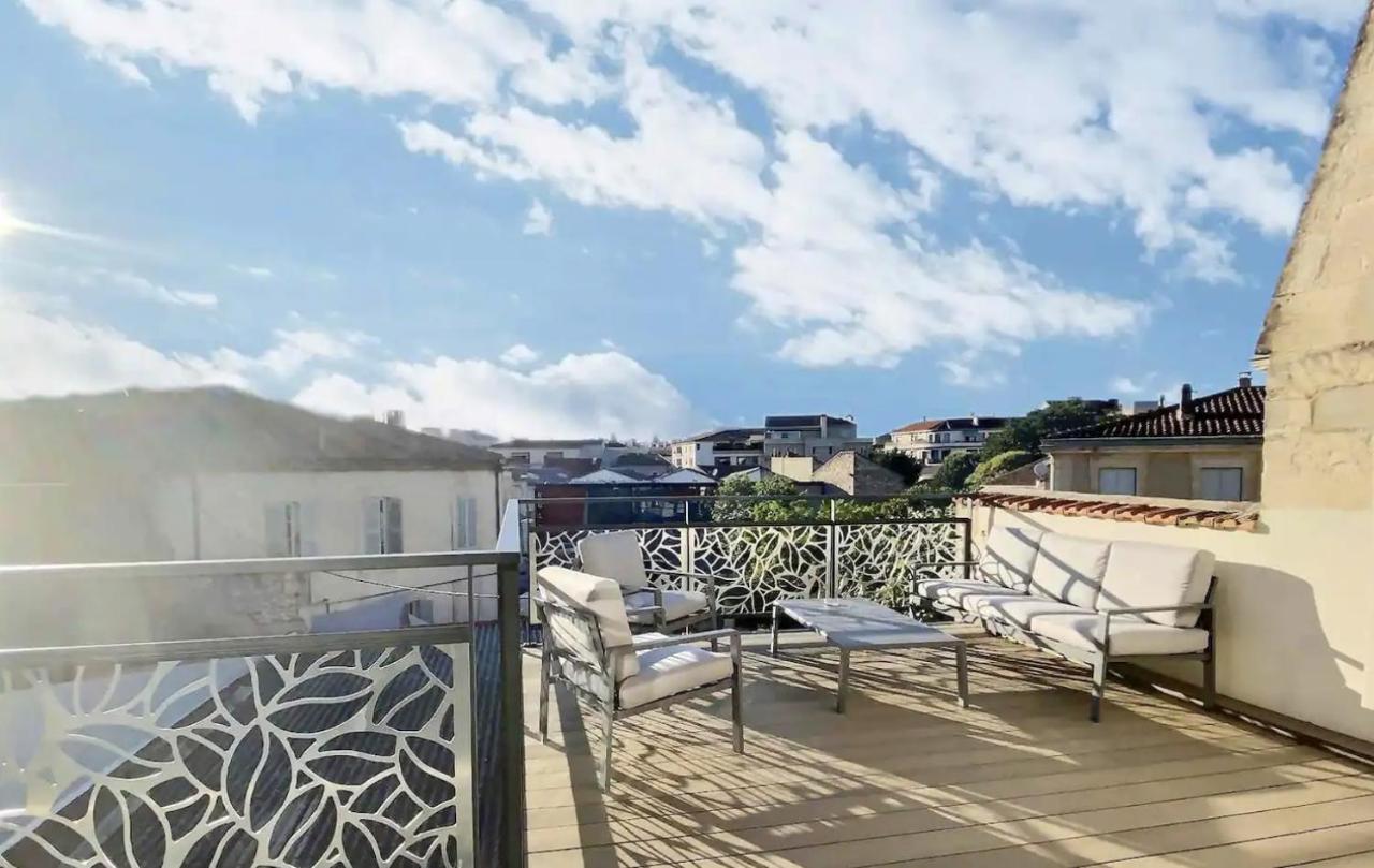 Duplex 120M2 Terrasse Vue Sur Nimes Lejlighed Eksteriør billede
